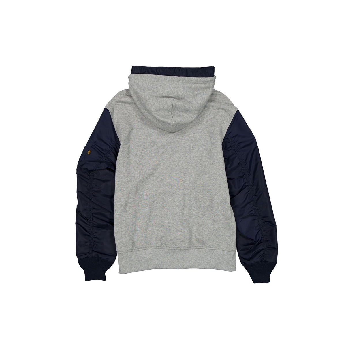 Alpha Industries x Atlanta Braves Gray MA-1 Full Zip Fleece Jacket
