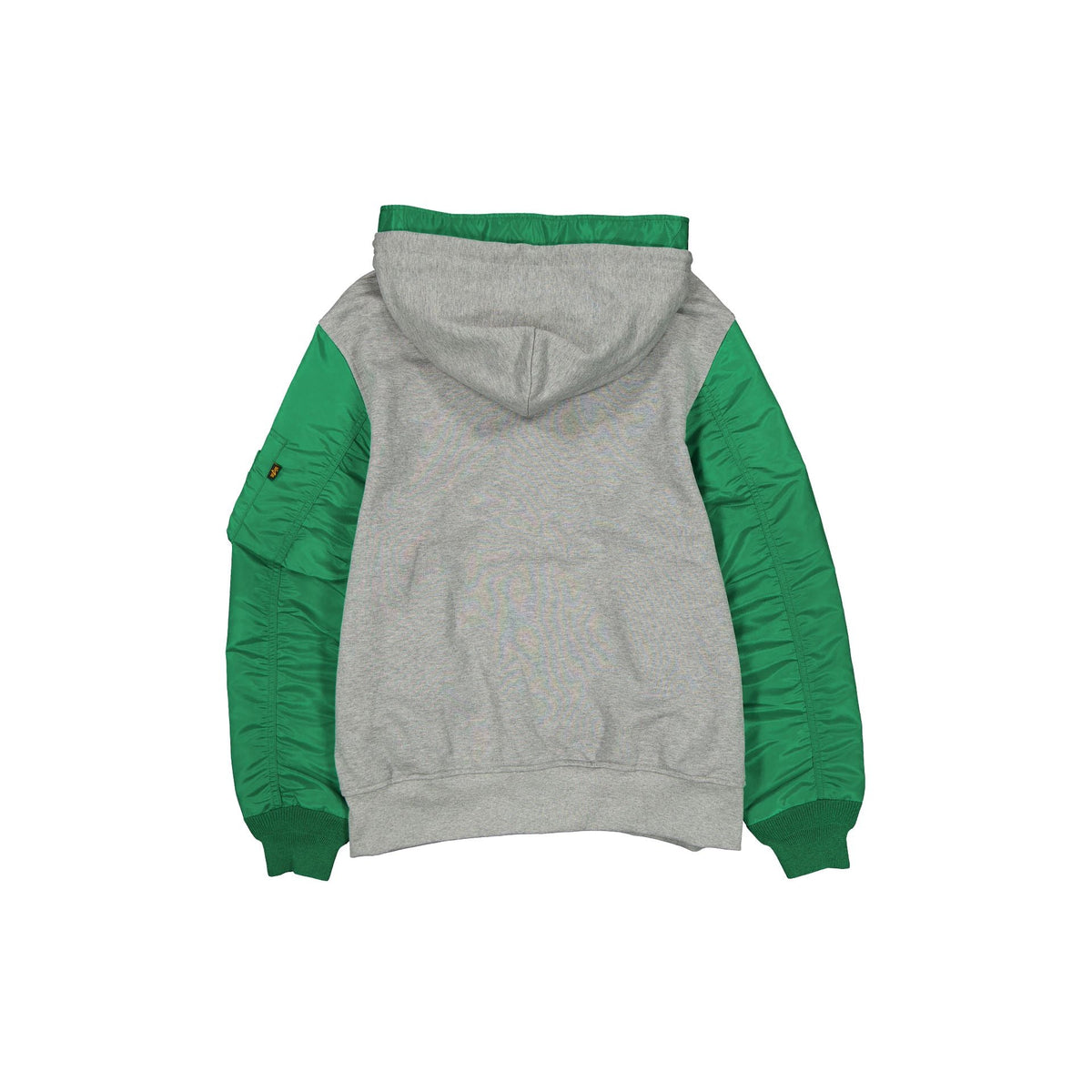 Alpha Industries x Philadelphia Eagles Historic Gray MA-1 Full Zip Fleece Jacket