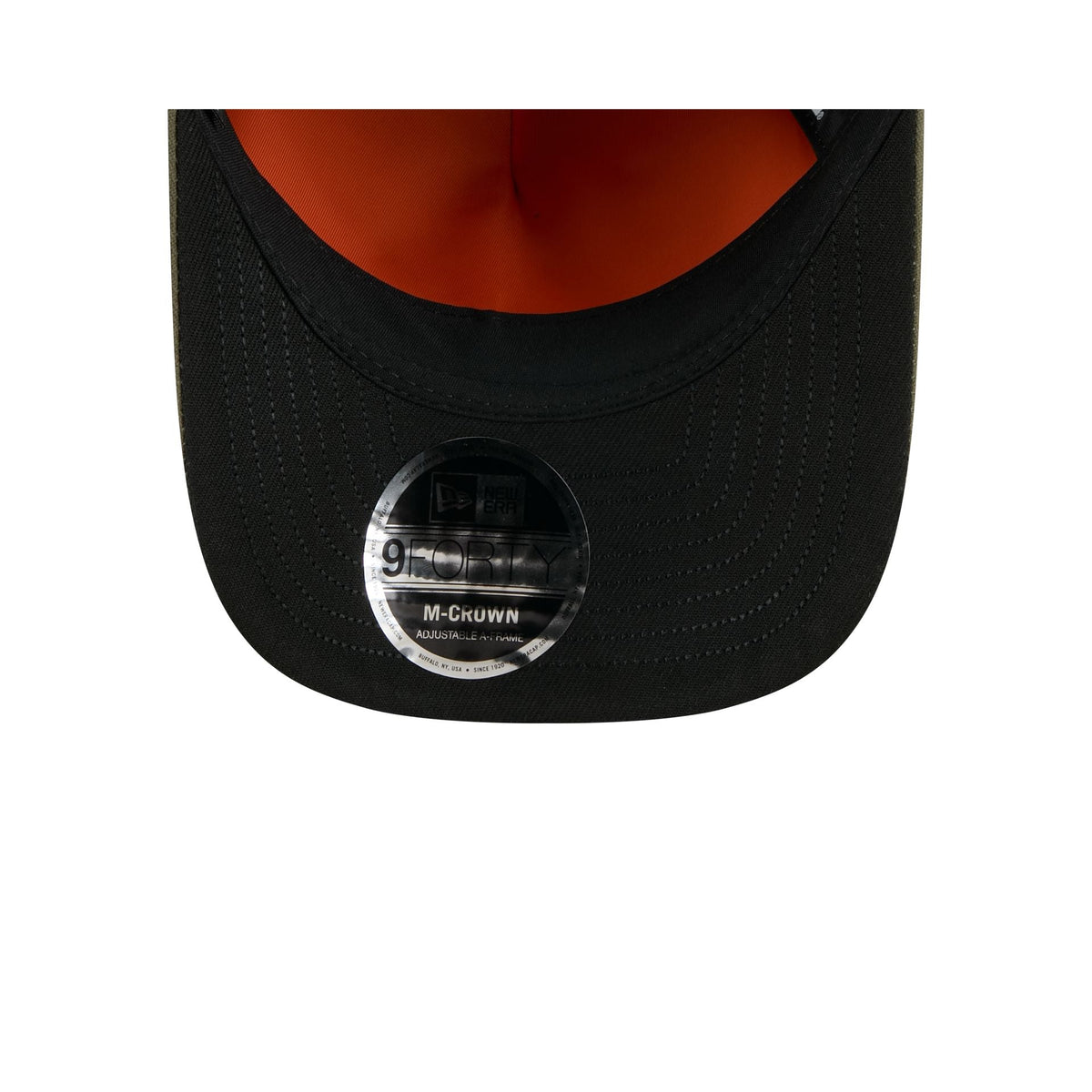 Alpha Industries x Atlanta Braves Olive Green 9FORTY M-Crown A-Frame Snapback Hat