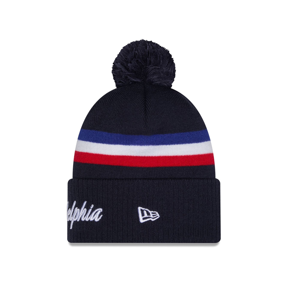 Philadelphia 76ers 2025 City Edition Pom Knit Hat