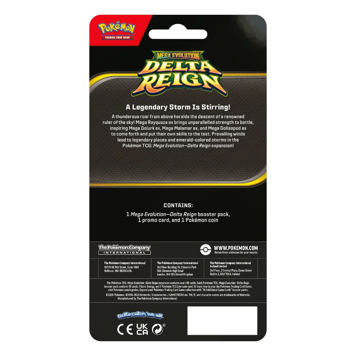 🔥2026 Christmas Gift🎄: Mega Evolution - Delta Reign Checklane Blister Pack (Spritzee) (Pre-Order)