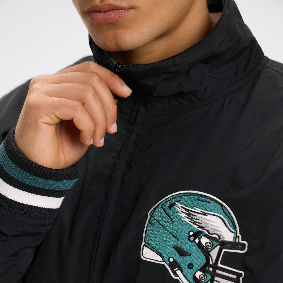 Las Vegas Raiders Throwback Nylon Jacket