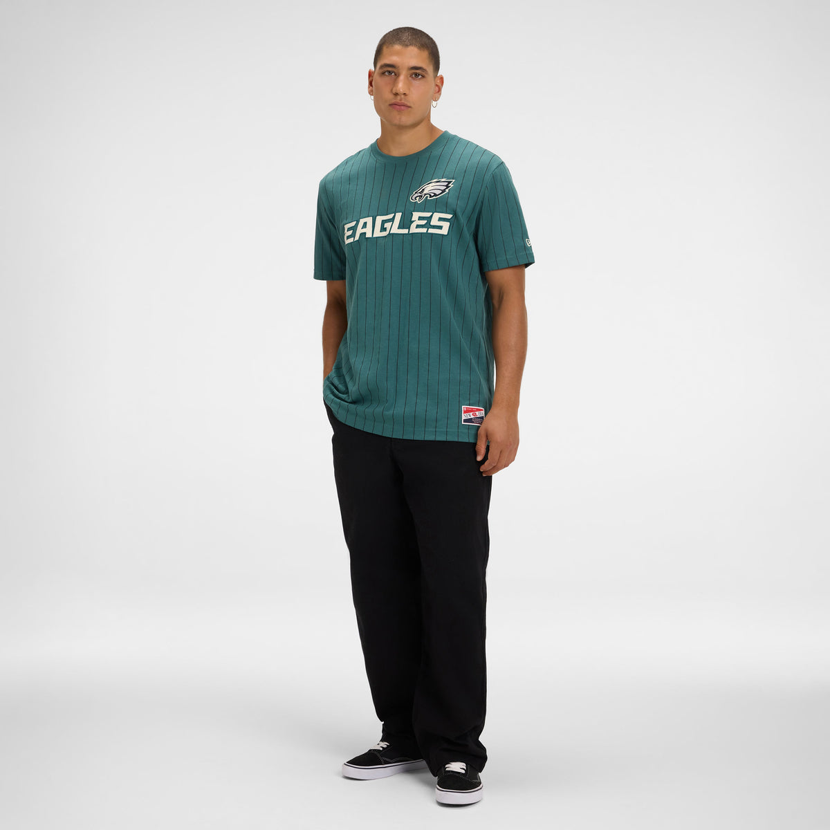 Las Vegas Raiders Throwback Retro Pinstripe T-Shirt