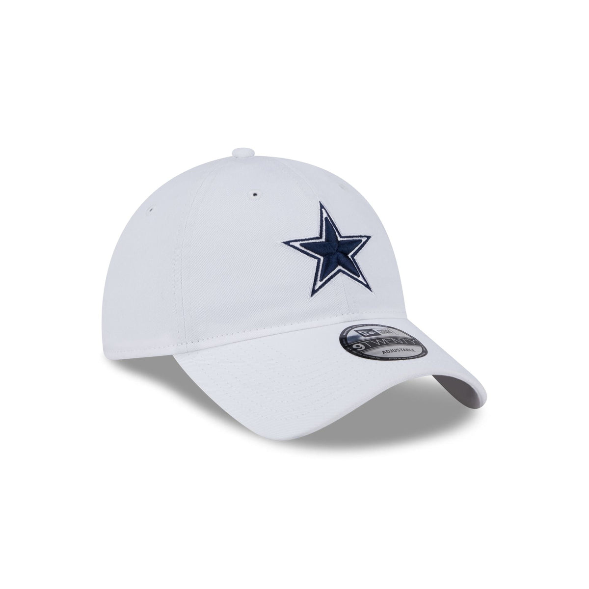 Dallas Cowboys White 9TWENTY Adjustable Hat