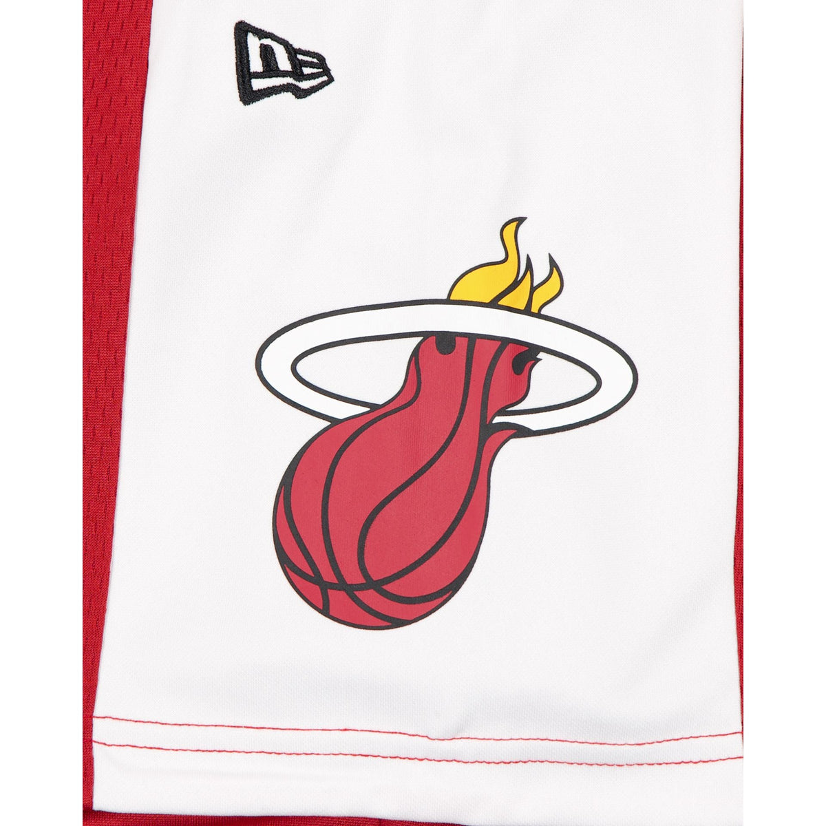 Miami Heat Red Graphic Mesh Shorts