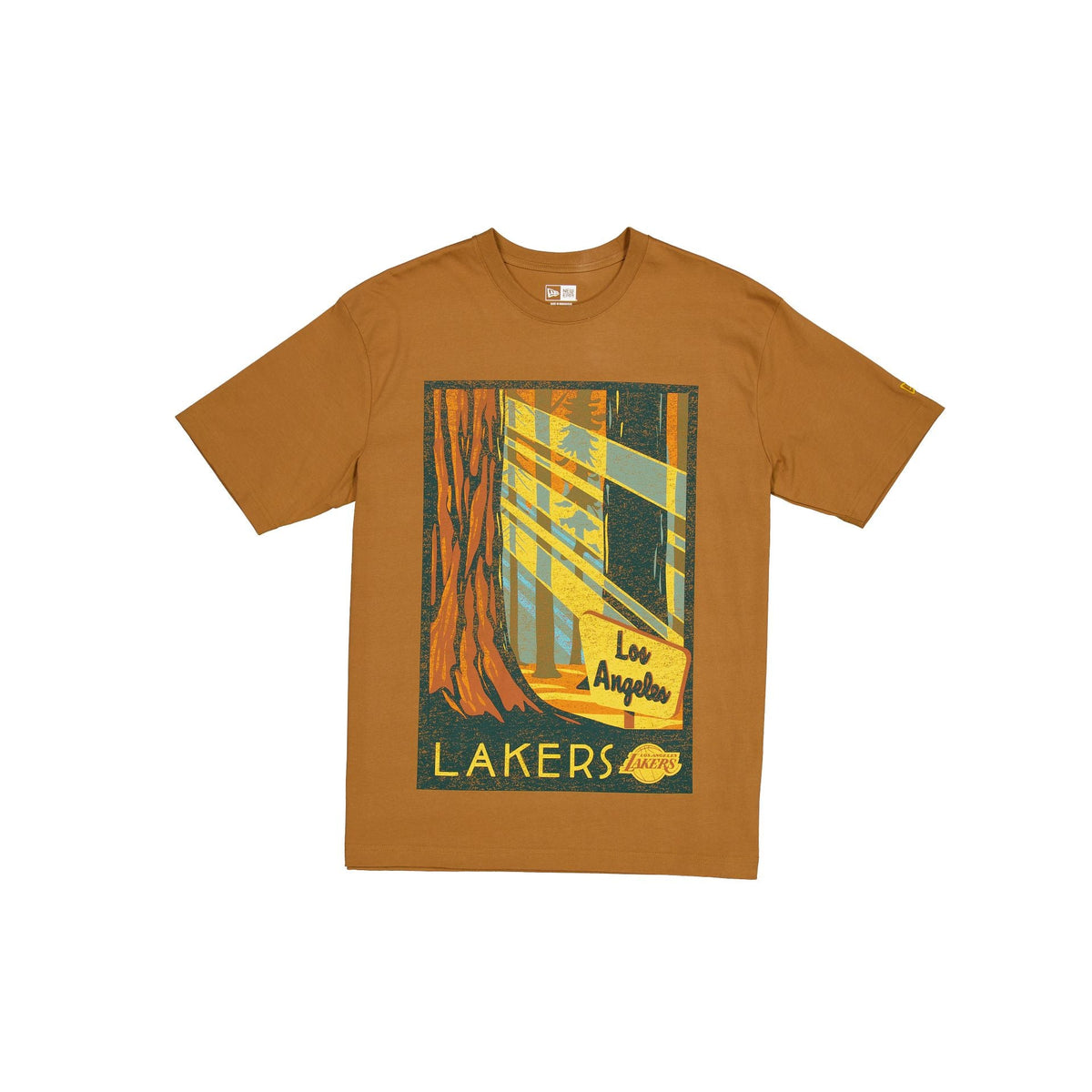 Los Angeles Lakers 2025 All-Star Game Victory Grove Light Bronze T-Shirt