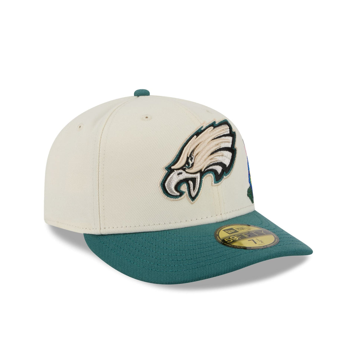 Philadelphia Eagles Tonal Florals White 59FIFTY Fitted Hat