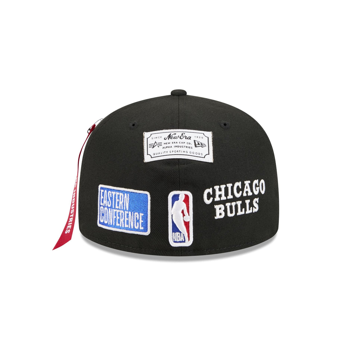Alpha Industries x Chicago Bulls Black 59FIFTY Fitted Hat