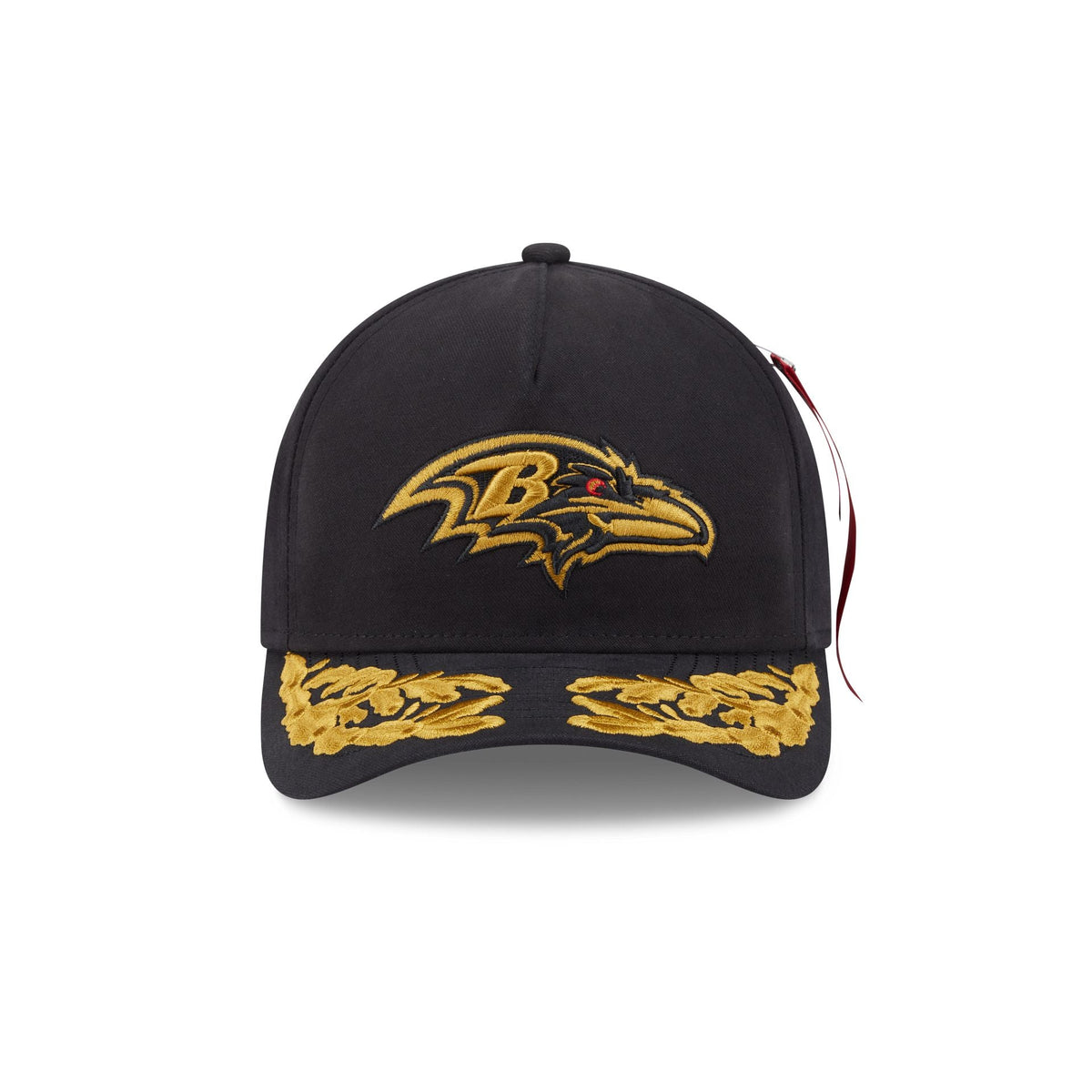 Alpha Industries x Baltimore Ravens Black 9FORTY M-Crown A-Frame Snapback Hat