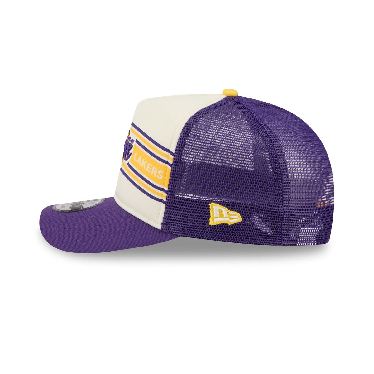 Los Angeles Lakers Banner 9FIFTY A-Frame Trucker Hat