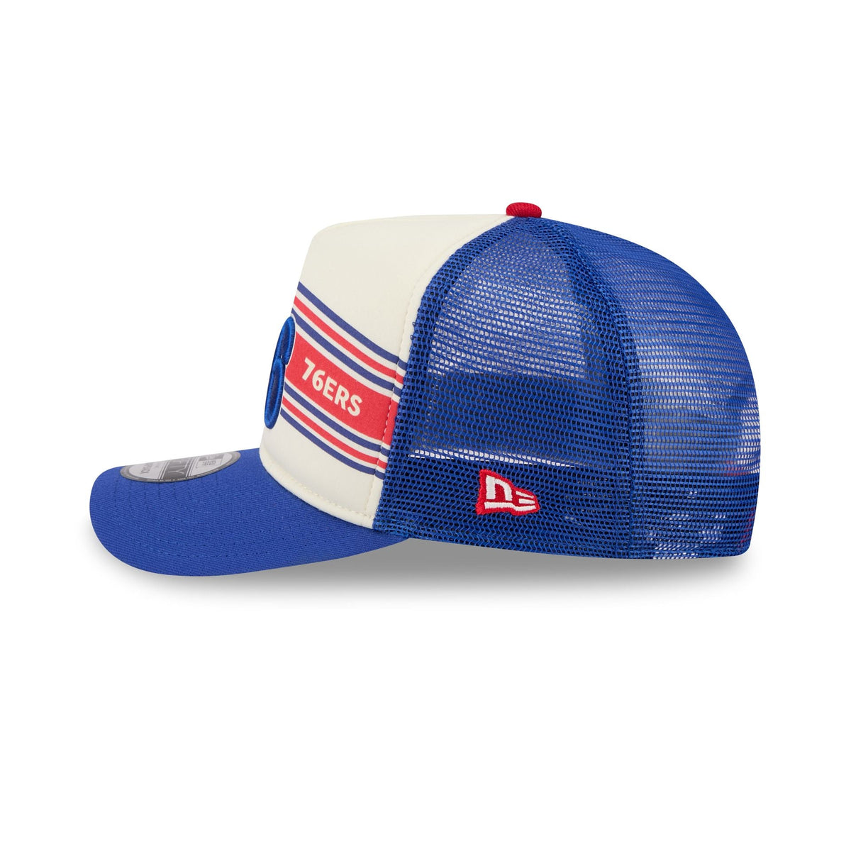 Philadelphia 76ers Banner 9FIFTY A-Frame Trucker Hat