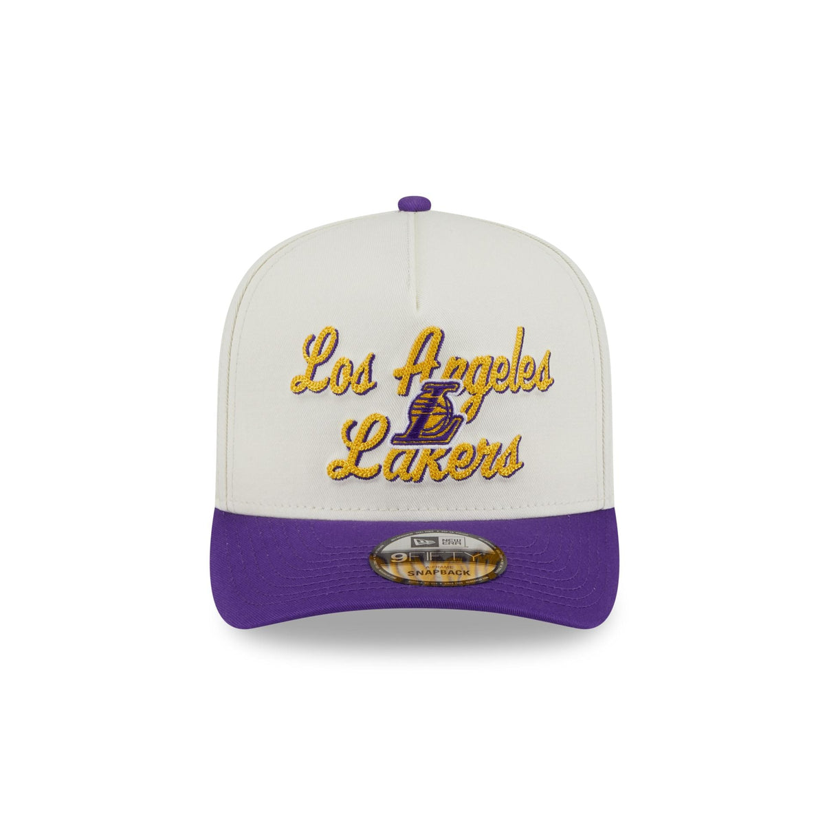 Los Angeles Lakers Chainstitch 9FIFTY A-Frame Snapback Hat