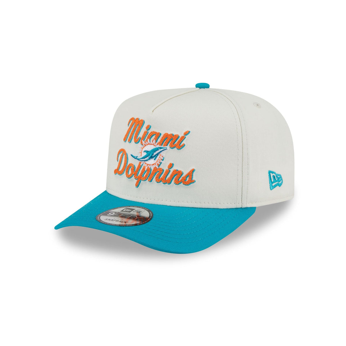 Miami Dolphins Chainstitch 9FIFTY A-Frame Snapback Hat