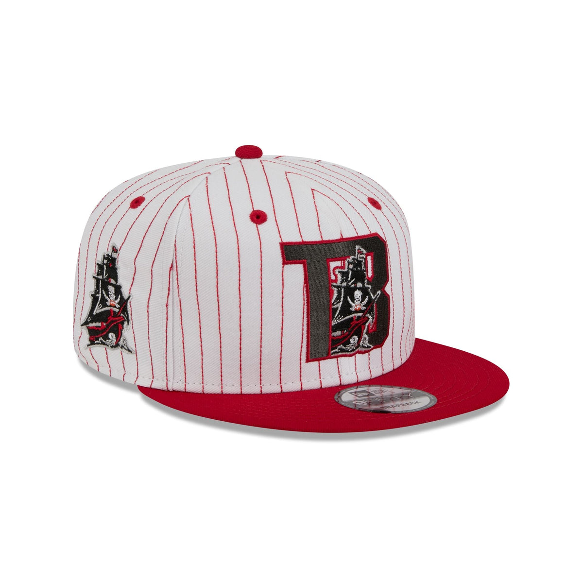 Tampa Bay Buccaneers Deceptor Pinstripe 9FIFTY Snapback Hat