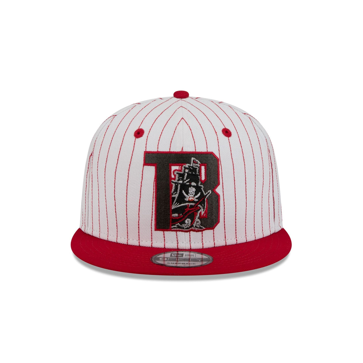 Tampa Bay Buccaneers Deceptor Pinstripe 9FIFTY Snapback Hat