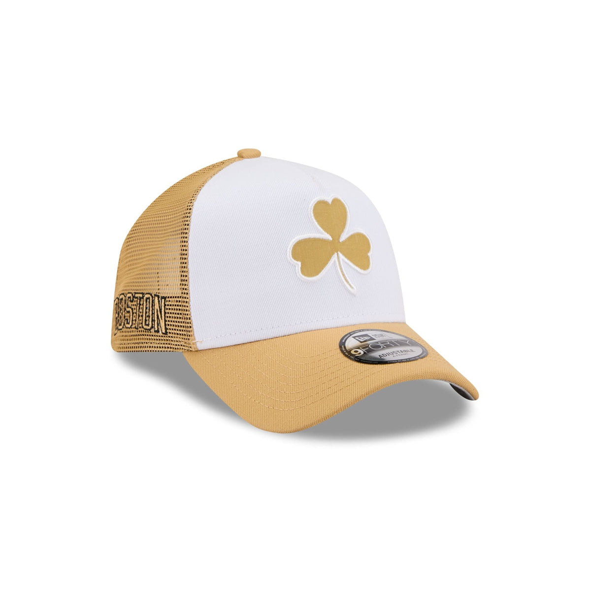 Boston Celtics 2025 City Edition 9FORTY A-Frame Trucker Hat