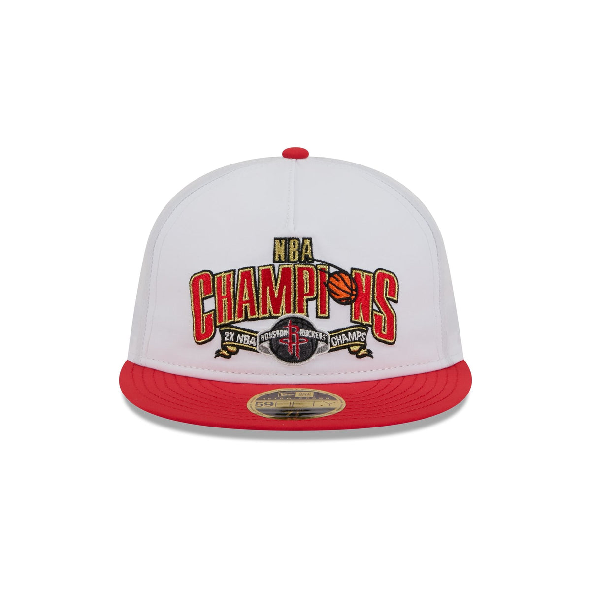 Houston Rockets Champions White Retro Crown 59FIFTY Fitted Hat