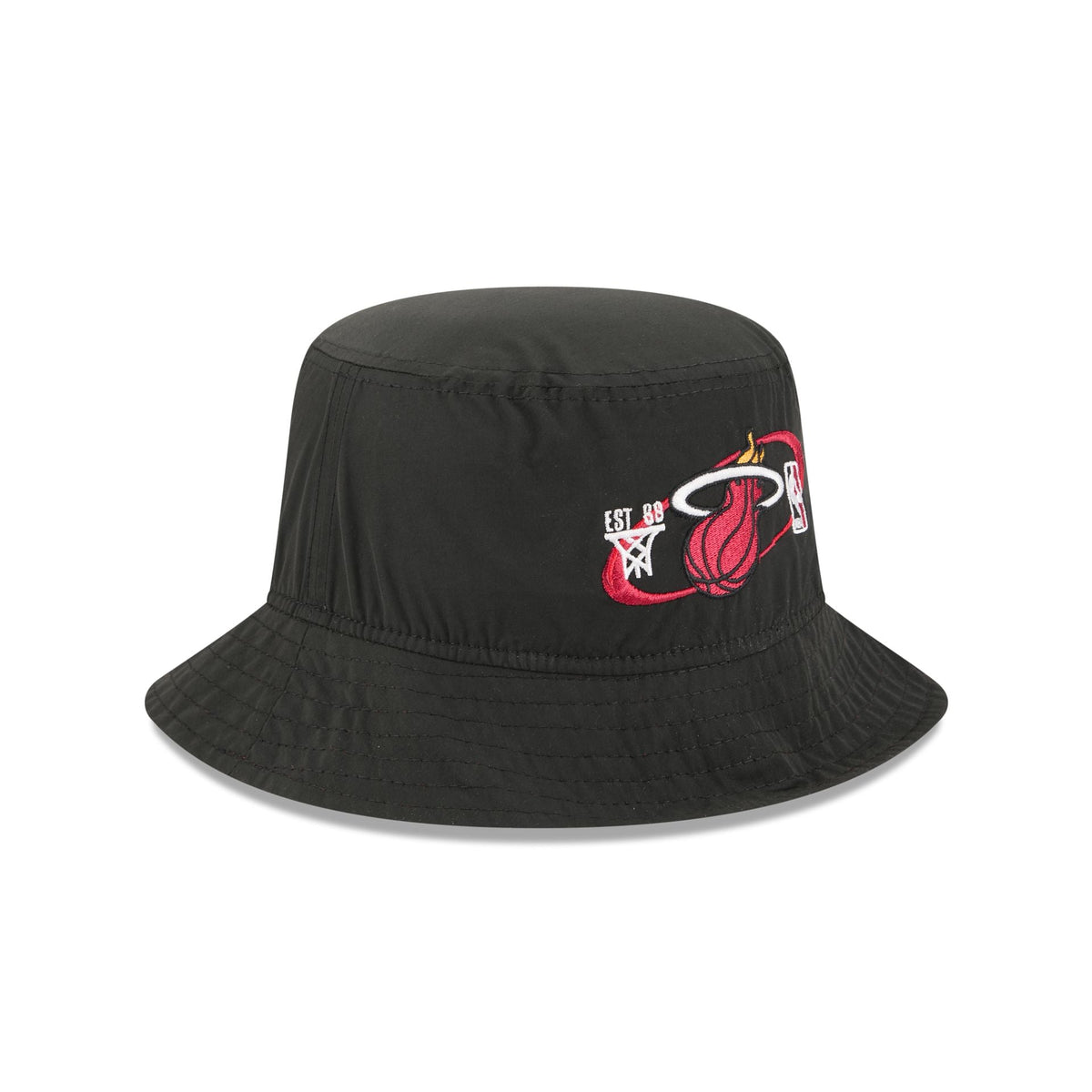 Miami Heat Nylon Logo Bucket Hat