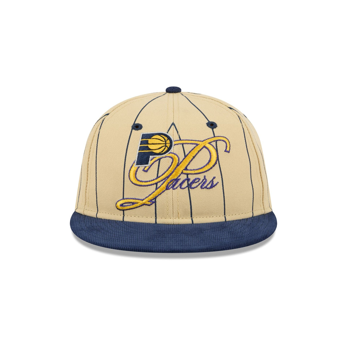 Indiana Pacers Pinstripe Script Retro Crown 9FIFTY Adjustable Hat