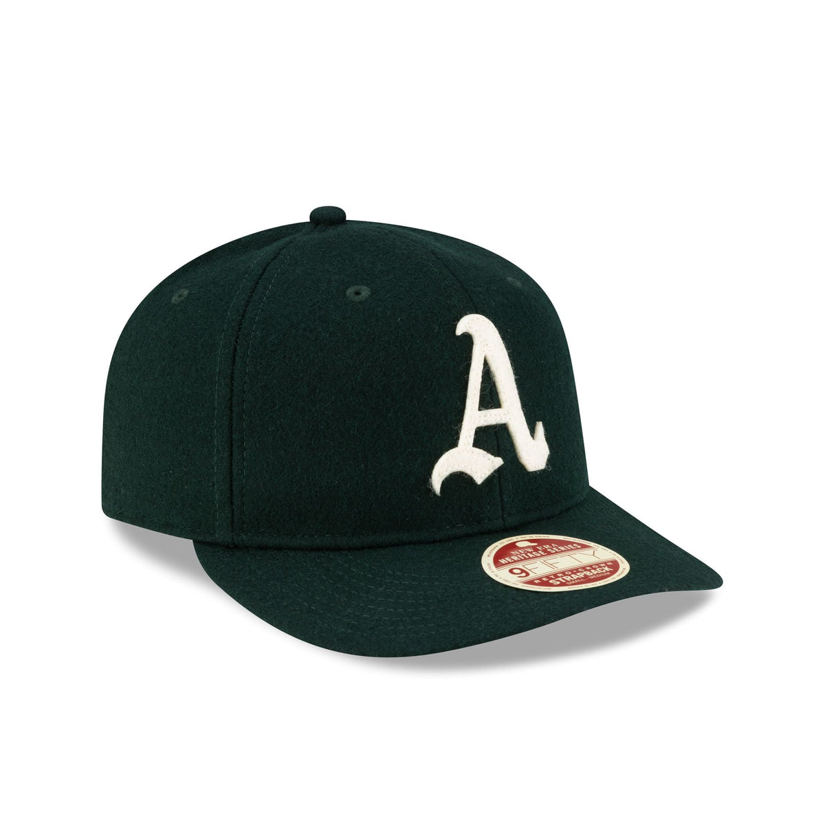 Athletics Melton Wool Heritage Series Retro Crown 9FIFTY Strapback Hat