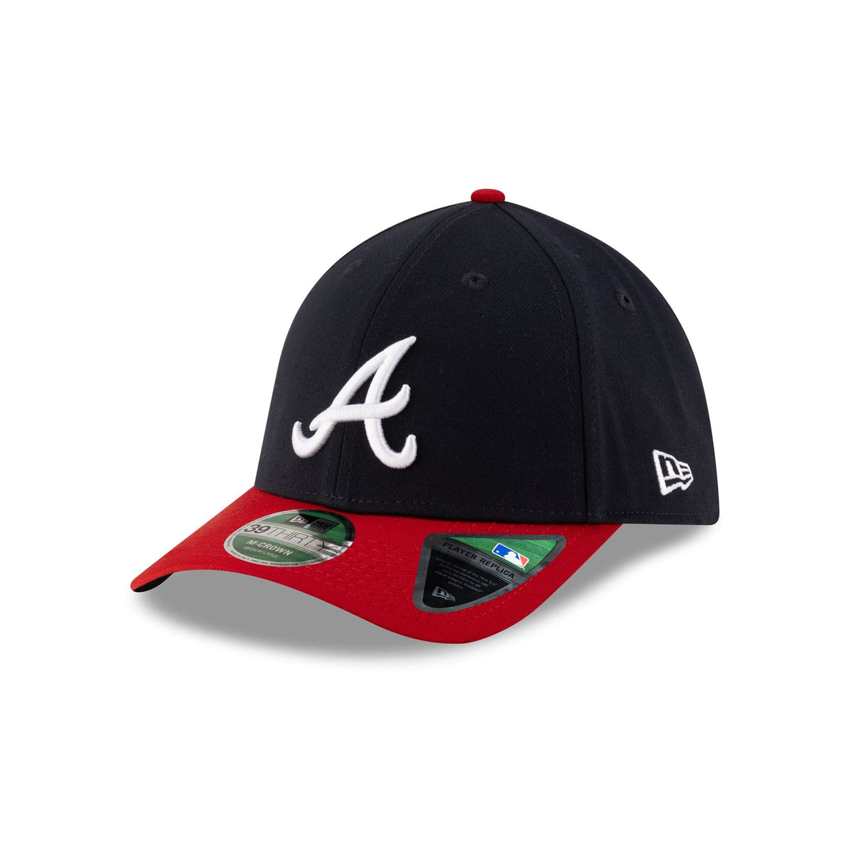 Atlanta Braves Player Replica 39THIRTY M-Crown Stretch Fit Hat