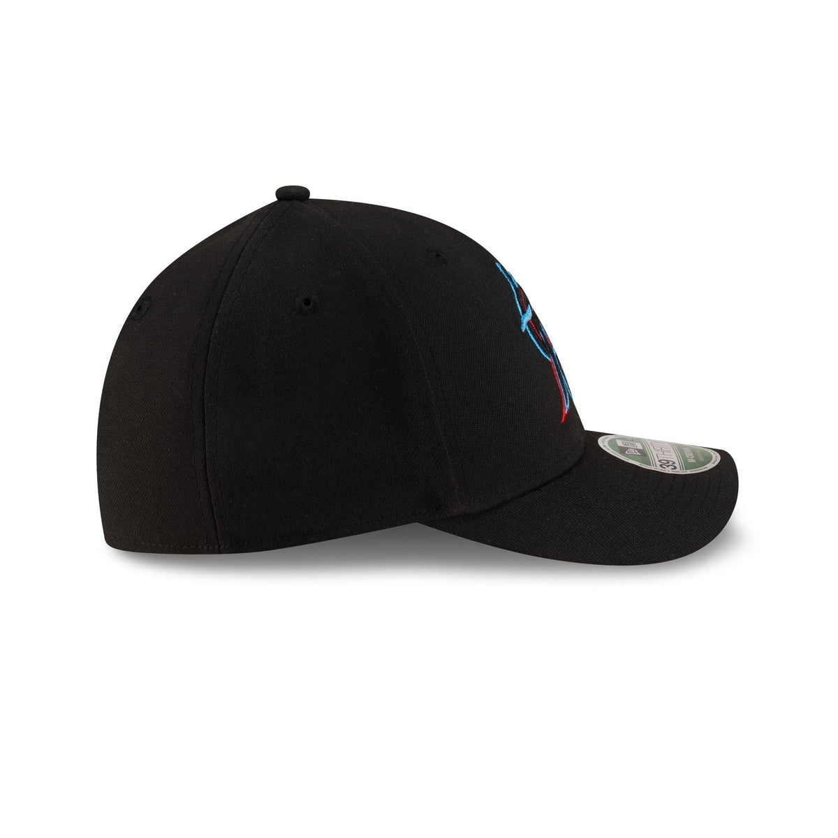 Miami Marlins Player Replica 39THIRTY M-Crown Stretch Fit Hat