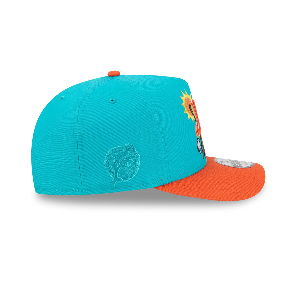 Miami Dolphins Cartoon 9FIFTY A-Frame Snapback Hat