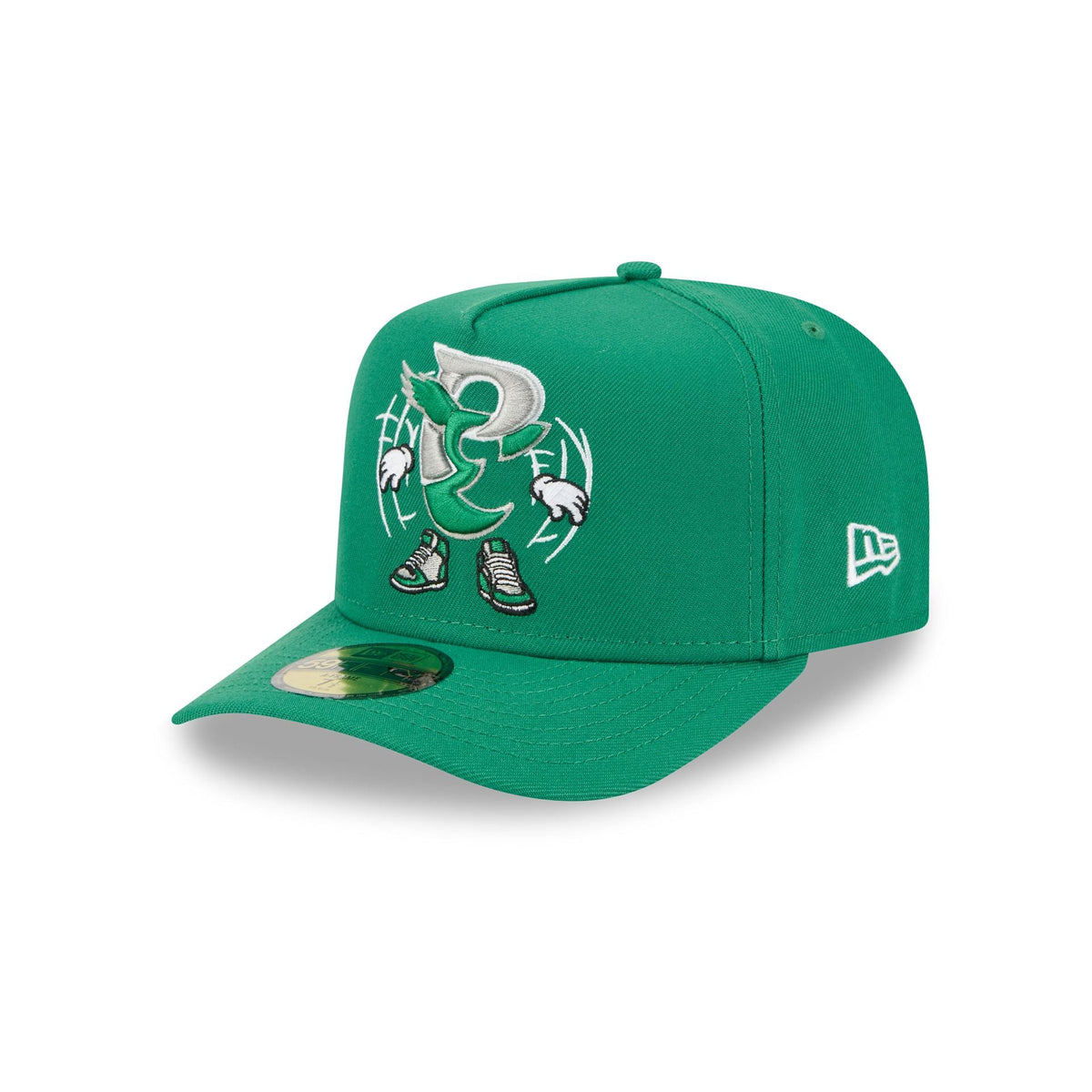 Philadelphia Eagles Cartoon 59FIFTY A-Frame Fitted Hat