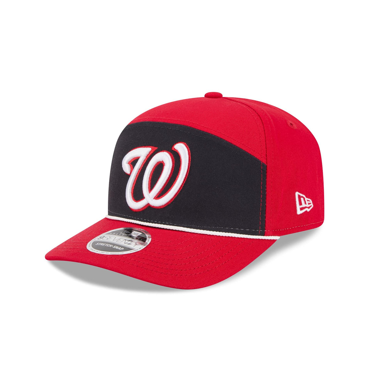 Washington Nationals Split Panel 9SEVENTY Stretch-Snap Hat