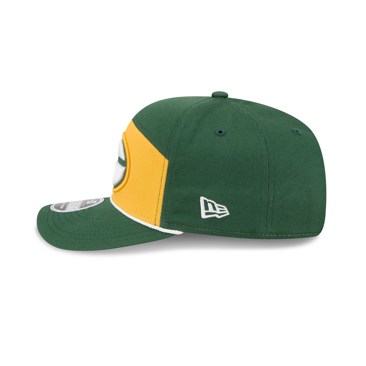 Green Bay Packers Split Panel 9SEVENTY Stretch-Snap Hat