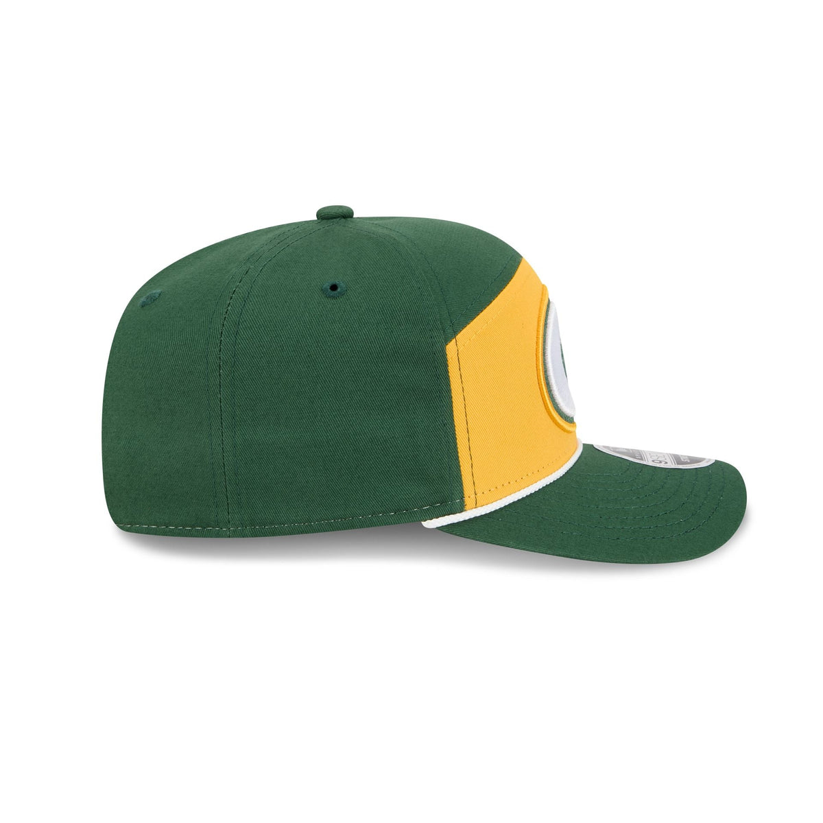 Green Bay Packers Split Panel 9SEVENTY Stretch-Snap Hat