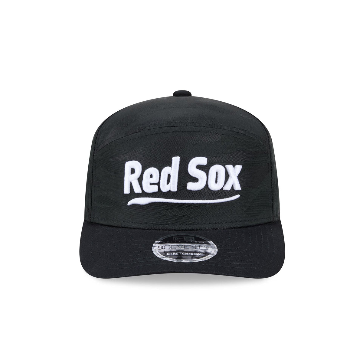 Boston Red Sox Black Camo Split Panel 9SEVENTY Stretch-Snap Hat