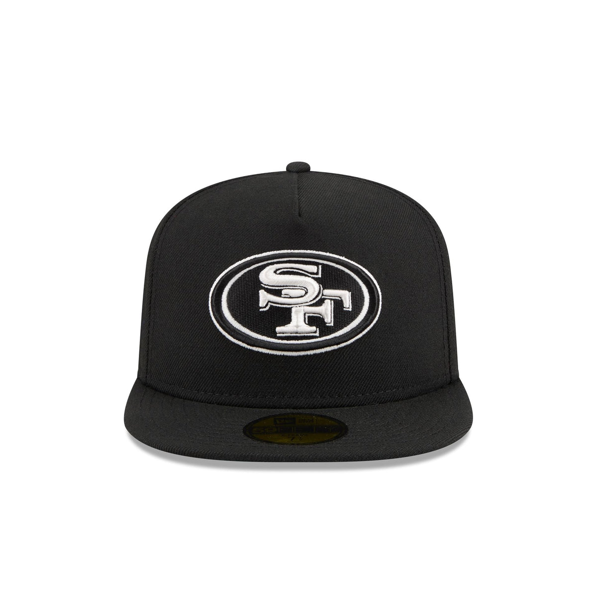 Just Caps Chiseled Logo San Francisco 49ers 59FIFTY A-Frame Fitted Hat