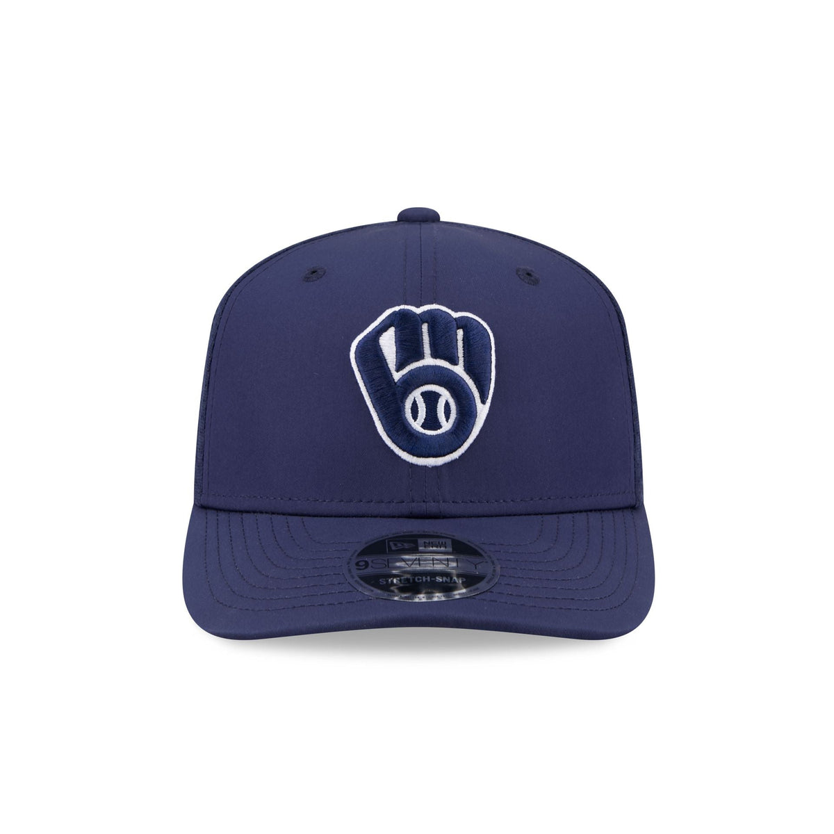 Milwaukee Brewers 2026 Batting Practice Fan Pack 9SEVENTY Stretch-Snap Hat
