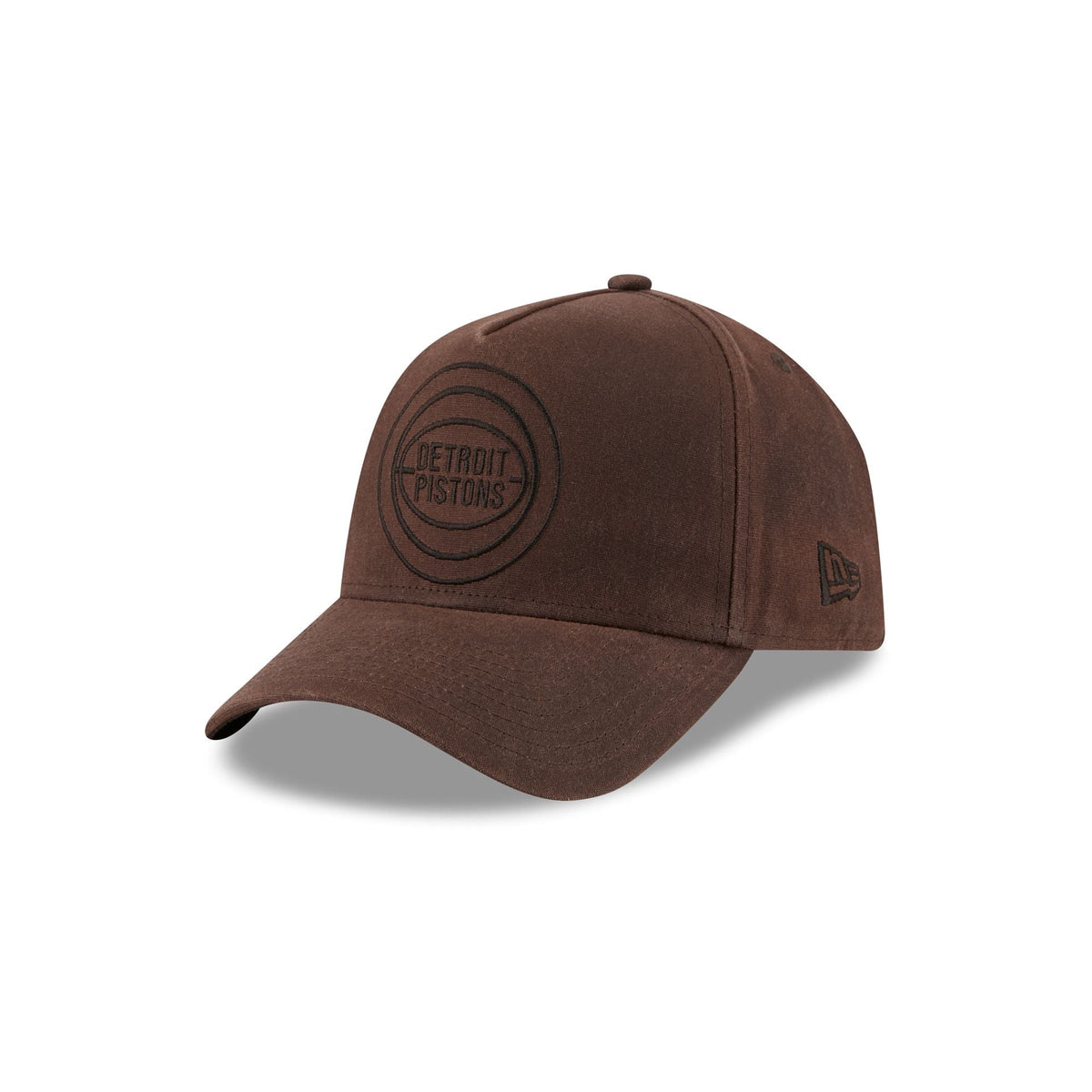 Detroit Pistons Waxed Canvas Brown 59FORTY A-Frame Fitted Hat