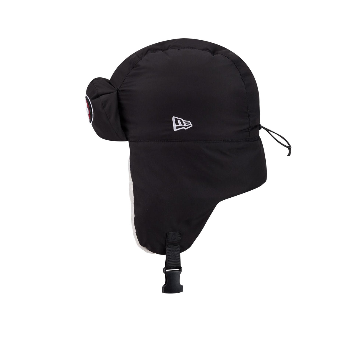 Alpha Industries x San Francisco 49ers Black Puffer Trapper Hat