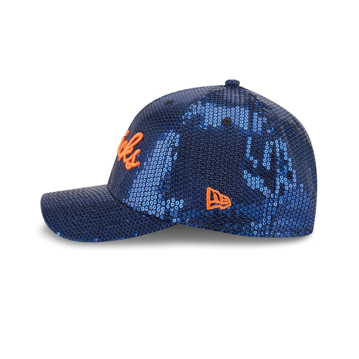 New York Knicks Sequin Script Women's 9FORTY M-Crown Snapback Hat