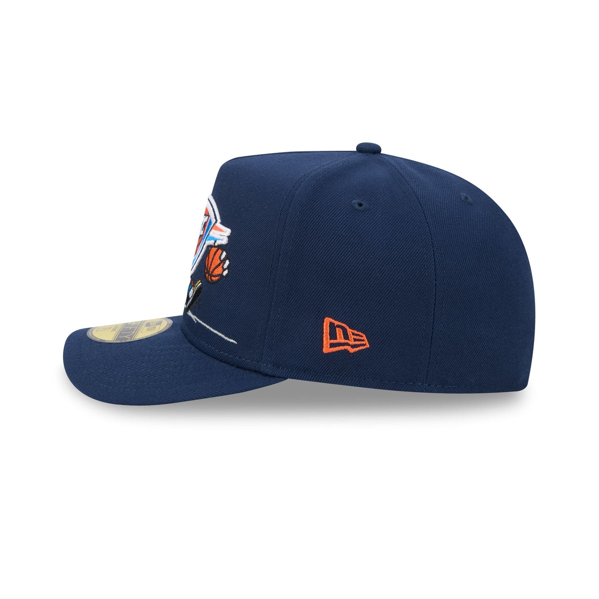 Oklahoma City Thunder Cartoon 59FIFTY A-Frame Fitted Hat