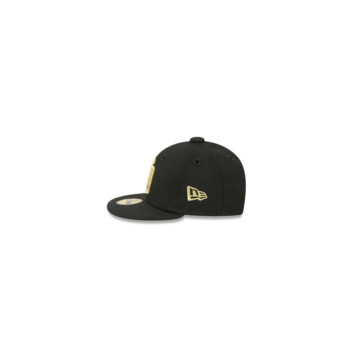 San Diego Padres Gold Logo Mini 59FIFTY Fitted Hat