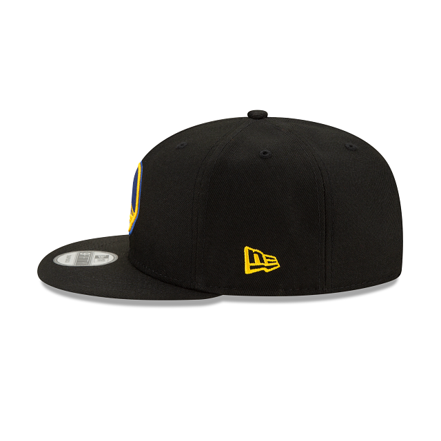 Golden State Warriors Basic Black 9FIFTY Snapback Hat