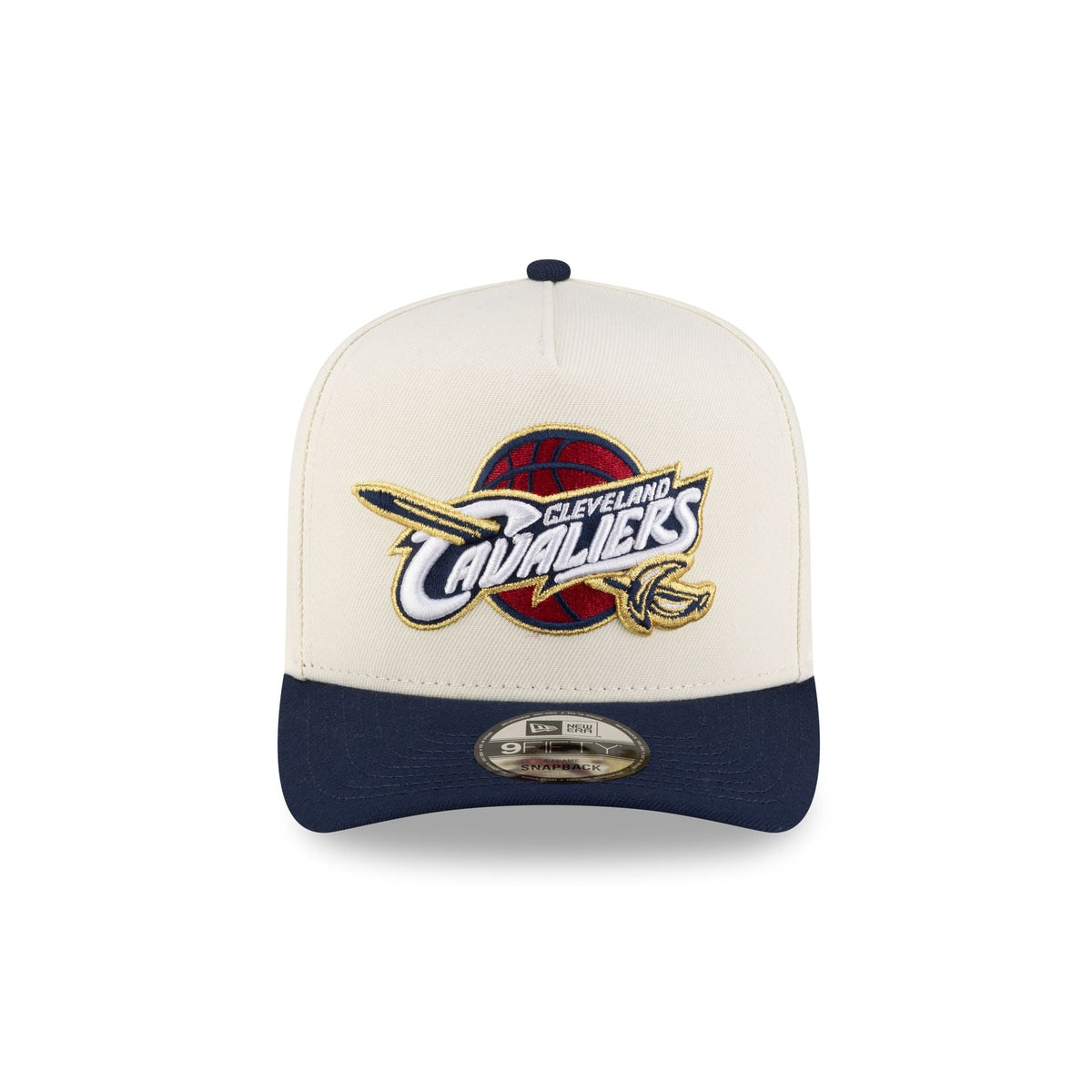 Cleveland Cavaliers 2010-2017 Hardwood Classics Express Chrome White 9FIFTY A-Frame Snapback Hat